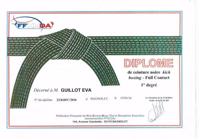 ceinture noire eva